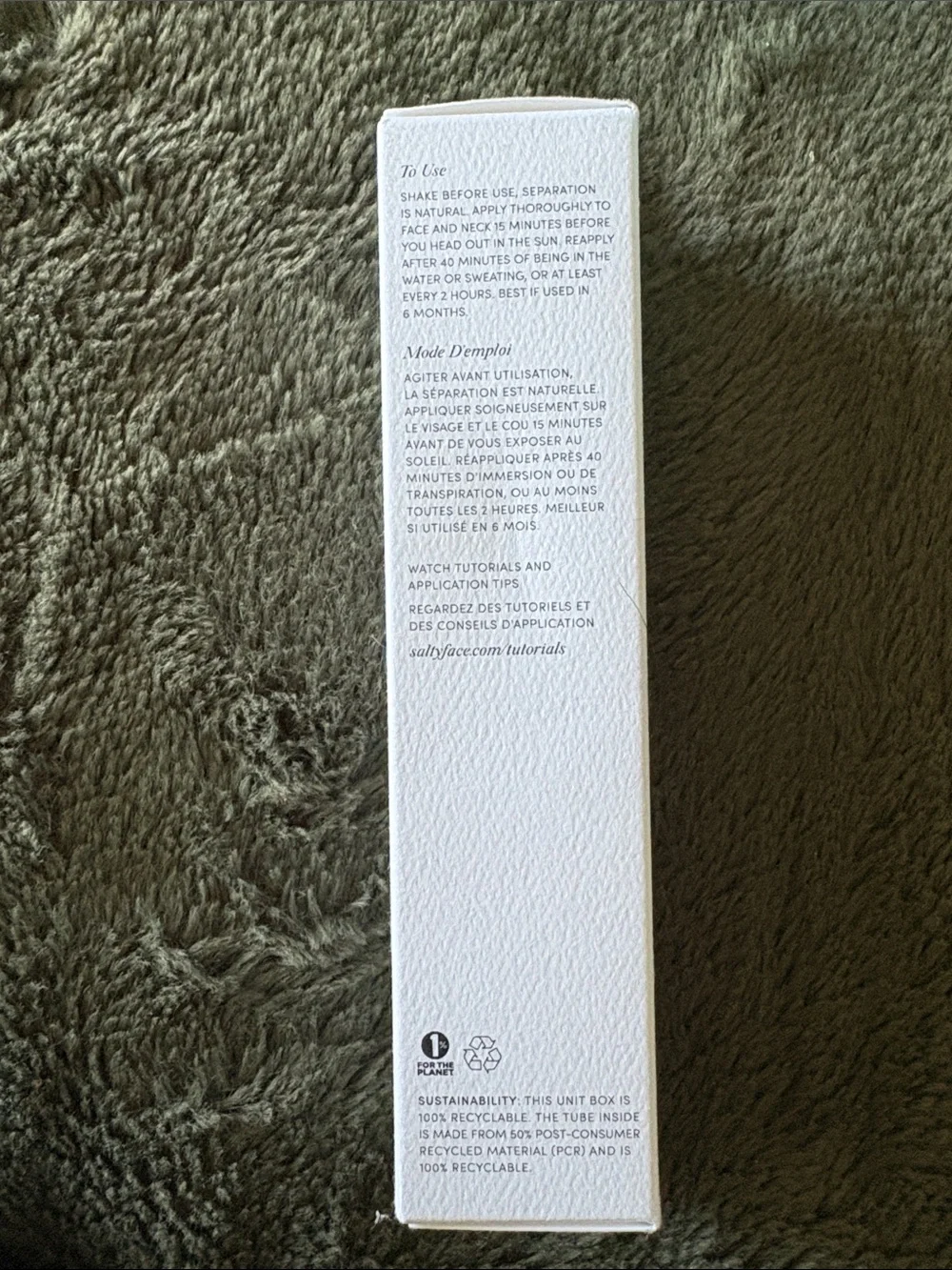 NWT Saltyface Daily Sun Shield Mineral Sunscreen SPF 30